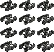12pcs Model Train Bogie with Plastic Wheels 1:87 HO Scale 33" Model Railway Accessories (Style C)