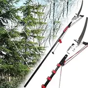 Telescopic Tree Pruners, Professional Telescopic Pole Saws Height Extendable Pruning Saw Gardening Branch Saw Loppers Cutter, Extendable Tree Pruner for Trimming Branches and Leaves