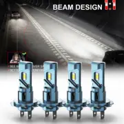 Fits Smart Fortwo 2008-2015 SUPER Bright Headlight Bulbs Hi & Lo Beam 25000LM (for: Smart)
