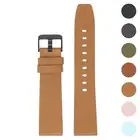 StrapsCo Textured Leather Band Strap for Black Fitbit Versa / Versa 2 / Lite