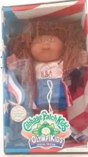 Vintage Cabbage Patch Kids Soccer Olympikids Special Edition African American