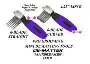 SMALL MINI DEMATTING TOOL Comb De-matter MAT Removal Breaker DOG CAT Grooming