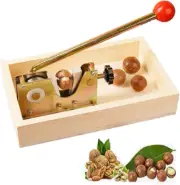 HCBZVV Manual Nutcracker Nut Tongs, Macadamia Nut Cracker Heavy Duty Pecan Nut C