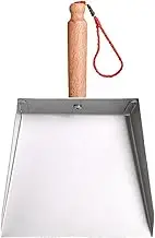 Mini Dustpan | Heavy Duty Stainless Steel Dustpan - Wide Sweeping Dust Pan with Handle for Kitchen Desk Fireplace Living Room Bedroom Garage RV