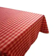 Buffalo Check Square Tablecloth 85 X 85 Inches Washable Wrinkle Stain Free Gi...