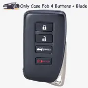 Smart Remote Key Case Fob 4Buttons Shell for Lexus LX570 NX200 NX300 LX460 RX350