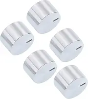 WHAMVOX 5Pcs Durable Burner Control Knobs for Gas Stove Replacement Compact Kitchen Cooktop Knobs Sturdy Oven Control Knobs Practical for Repairing Gas Ranges