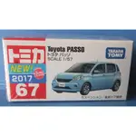 TOMICA 合金車 NO.67 TOYOTA PASSO