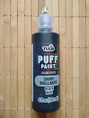 Tulip 41401 Dimensional Fabric Paint 4oz Slick Black