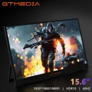 15.6" Portable Monitor IPS HDR 16:9 1920*1080 Mini HDMI USB C External Screen AU