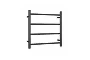 Thermogroup Heated Towel Rail Round 550mm W x 550mm H- Matte Black SR25MB