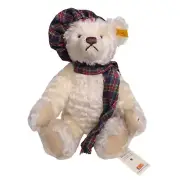 Steiff Four Seasons Winter Colin Bear Jointed Brass Ear Tag 665660 With Tags