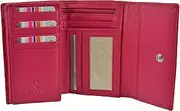 [Mala Leather] Soft Leather RFID Protection Pursewallet by Mala Classic Gift Boxed One Size Pink