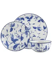 Godinger Fiori Porcelain 12pc Dinnerware Set