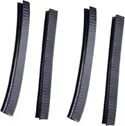 Mikinona 2Pairs Skateboard Protection Strips Shaped Bumper Guards for Deck Edge Easy Installation Protects Against Nicks and Scratches for Beginners