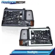 LED DRL HEADLIGHT CORNER/BUMPER LAMPS FIT FOR 1992-1996 FORD F150 F250 F350 6PCS (for: Ford)