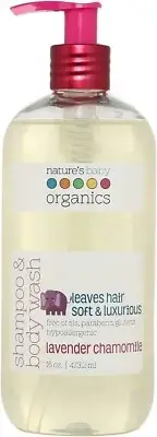 Nature's Baby Organics Shampoo & Body Wash, Lavender Chamomile, 16 oz