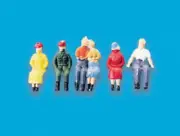 Model Scene - Passengers, Seated - OO figures - 5056