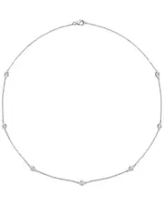 Diamond Select Cuts 14K 0.56 ct. tw. Diamond Station Necklace