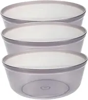 BESPORTBLE Fish Food Bait Basin Decor Container Bait Lure Hook Storage Case Carp Fishing Bucket Lures Containers Fishing Pantry Parts Fishing Tackle Grips Grey Polypropylene