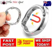 Magnetic Metal Alloy Silver Penis Cock Ring Adjustable Penis Erection Aid
