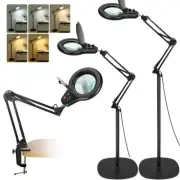 10X Magnifying Glass with Light and Stand, Switch Knob for Multi-Color Modes ...