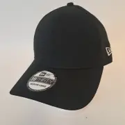 New Era 39Thirty Blank Stretch Cotton fitted BLACK Hat/Cap Size Medium-Large