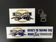 Two Roads Brewing Craft Beer Collectible Sticker Bottle Opener Keychain