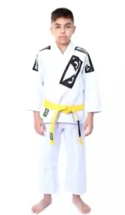 New Bad Boy Gi Kimono white BJJ Jiu Jitsu Kids Youth M1 M2 M3 M4 made in BRAZIL