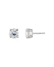 Adinas Jewels Juliette Cubic Zirconia Stud Earrings