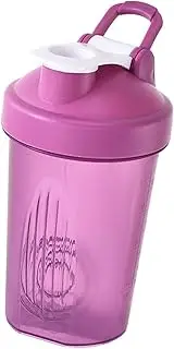 Generic Sports Shaker Bottle Shaker Cups 401-500ml with Scale Mixer Bottle Milkshake Cup for Water Coffee Workout Travel Women Men, Purple