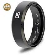 Peter Brock Follow Your Dreams Tungsten Ring