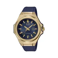 在飛比找蝦皮商城優惠-【CASIO】Baby-G MSG系列 金色不鏽鋼殼X藍色錶
