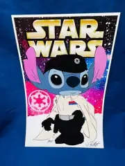 Stitch Orson Callan Krennic Star Wars SIGNED Art Print by Jonathan Hallett dd