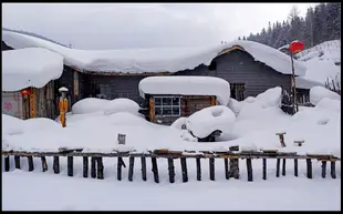 雪鄉二浪河山裡人家客棧