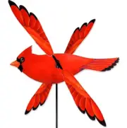 23" CARDINAL WhirliGig Wind Spinner Garden Decor by Premier Kites & Designs