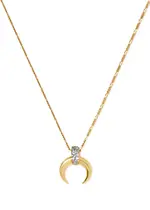Missoma X Lucy Williams Horn 18kt Gold-plated Necklace ONE SIZE