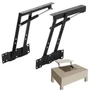 2 PCS Folding Lift up Top Table, Coffee Table Lift, Hydraulic Hinge Hardware,