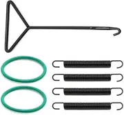 ATV Accessories Exhaust Pipe Springs & O-Ring Gasket Kit for Yamaha YFZ350 Banshee 350 Year 1987-2006 2005 2004 2003 2002