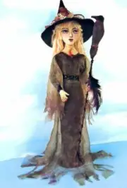 "Night Wanderer" Cloth Folk Art Doll Sewing Pattern By Susan Barmore
