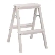 BirdRock Home Step Ladder 8 ft. Reach 2-Step Compact Folding Portable Steel