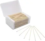 BOOSTEADY .22 .223 Caliber 5.56 MM 6 Inch Cotton Gun Cleaning Swabs in Storage Case
