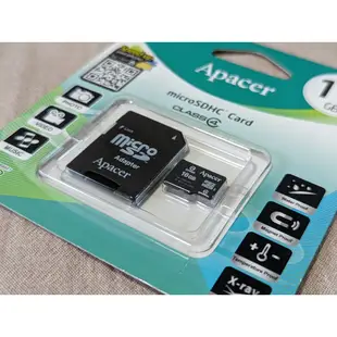 Apacer宇瞻 16GB MicroSDHC Class4 記憶卡 (有附轉接卡)