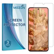 [3 Pack] Google Pixel 8 (6.2”) Anti-Glare Matte Screen Protector Film by MEZON – Case Friendly, Shock Absorption (Pixel 8, Matte) – FREE EXPRESS