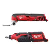 Milwaukee Cordless Oscillating Multi-Tool w/ Rotary Tool 12V Variable Speed