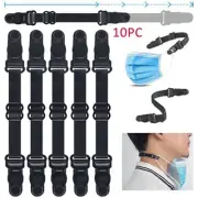 10PCS Face Mask Band Extenders Ear Hook Elastic Strap Adjustable Protect Ear