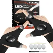 Gifts for Men Stocking Stuffers for Adults LED Flashlight Gloves Cool Gadgets