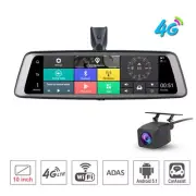 4G Car Dvr Rearview Mirror Video Recorder Android 5.1 Full HD 1080P Dual Dashcam