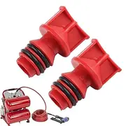 Air Compressor Pump Oil Fill Plug, Replacement 17mm Male Thread Breathing Nozzle | Red, Air Pump Accessories, Lightweight, for Air Compressors