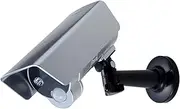 Asahi Denki Kasei ASL-3309 Security Dummy Camera with Sensor Light, Black, Approx. Width 4.2 x Depth 3.0 x Height 6.3 inches (10.6 x 7.7 x 16 cm)